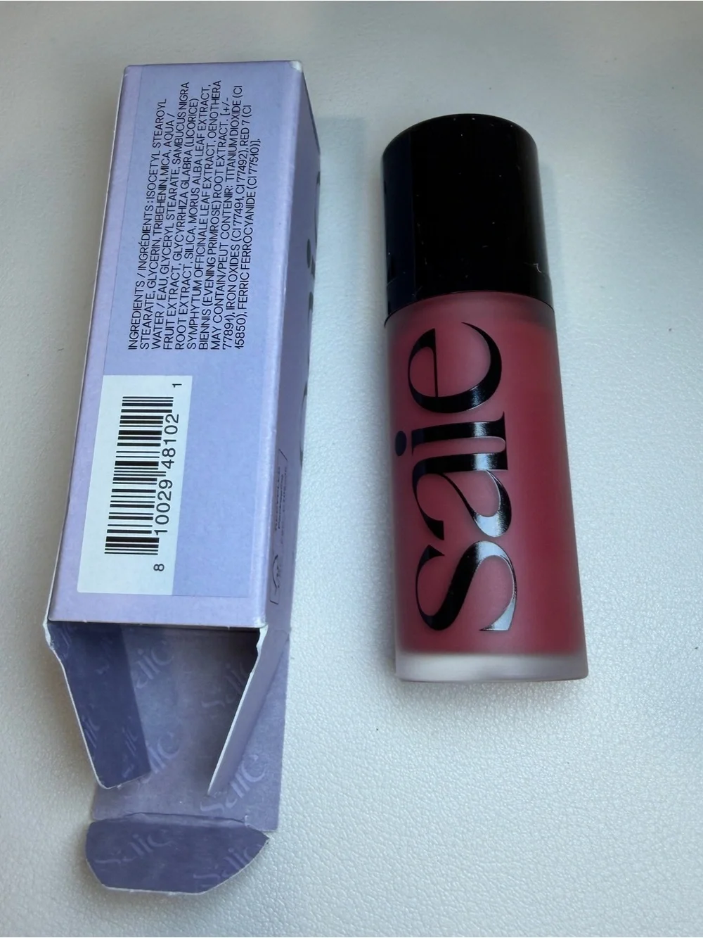 Saie Dew Blush Liquid Cheek Flush - Chilly (mauve) .4 floz